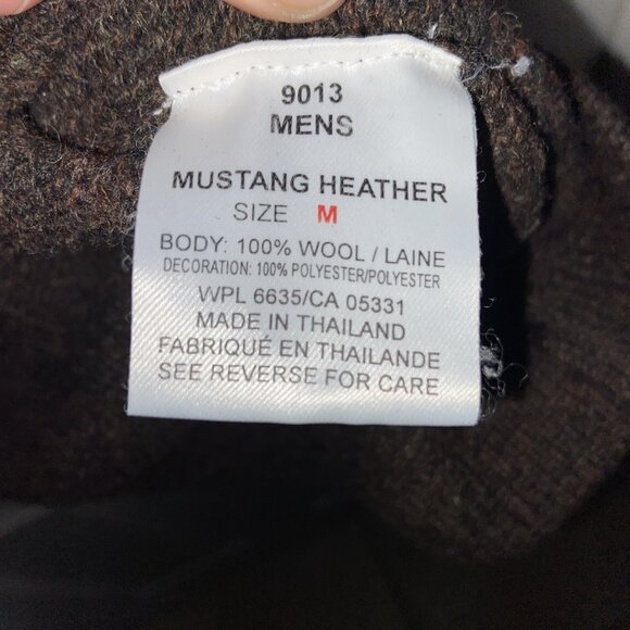 WOOLRICH Mustang Heather 100% wool Men's M - Picture 3 of 9